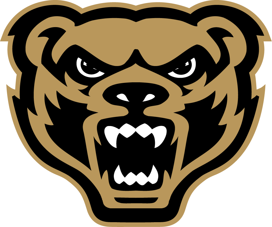 Oakland Golden Grizzlies 2021-Pres Primary Logo diy iron on heat transfer